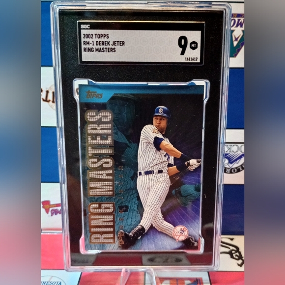 Derek Jeter graded baseball card